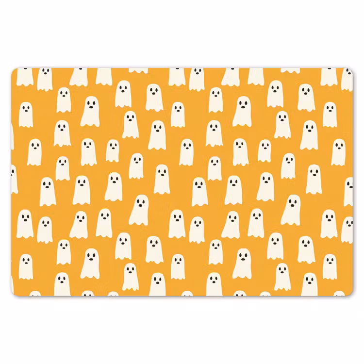 Placemat - 6 stuks - Halloween - Spookjes - Oker — 7