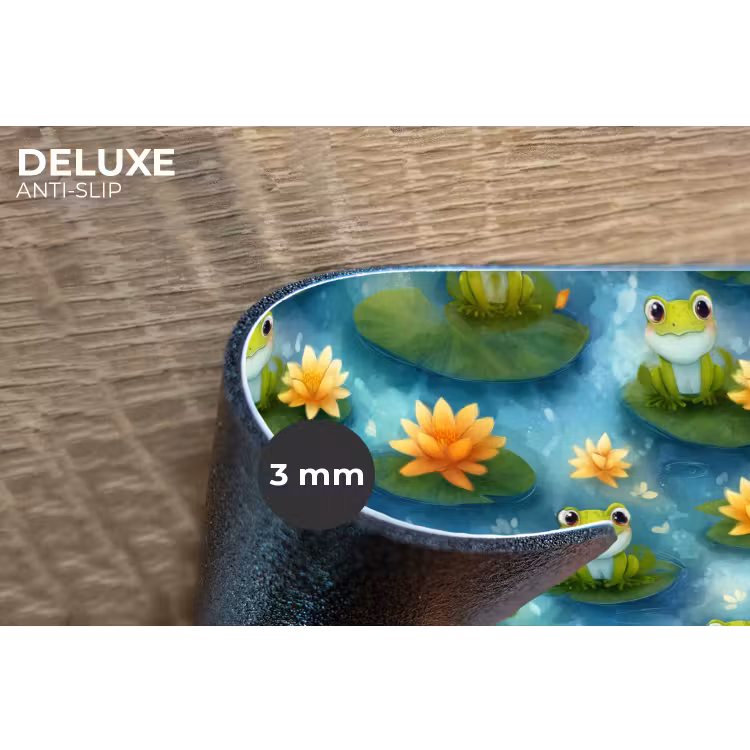Placemat - 6 stuks - Kikker - Lelies - Groen — 4