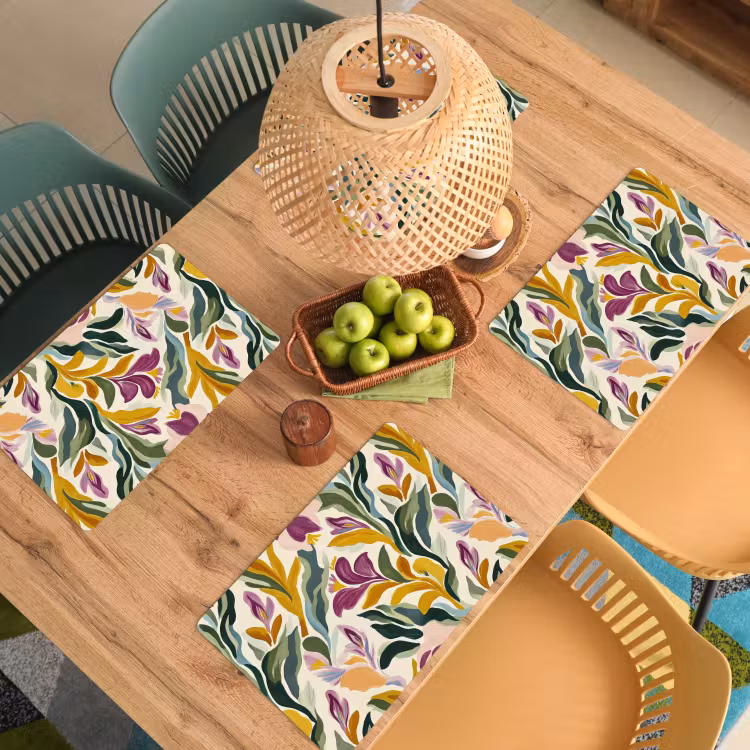 Placemat - 6 stuks - Modern - Abstract - Kleurrijk — 6
