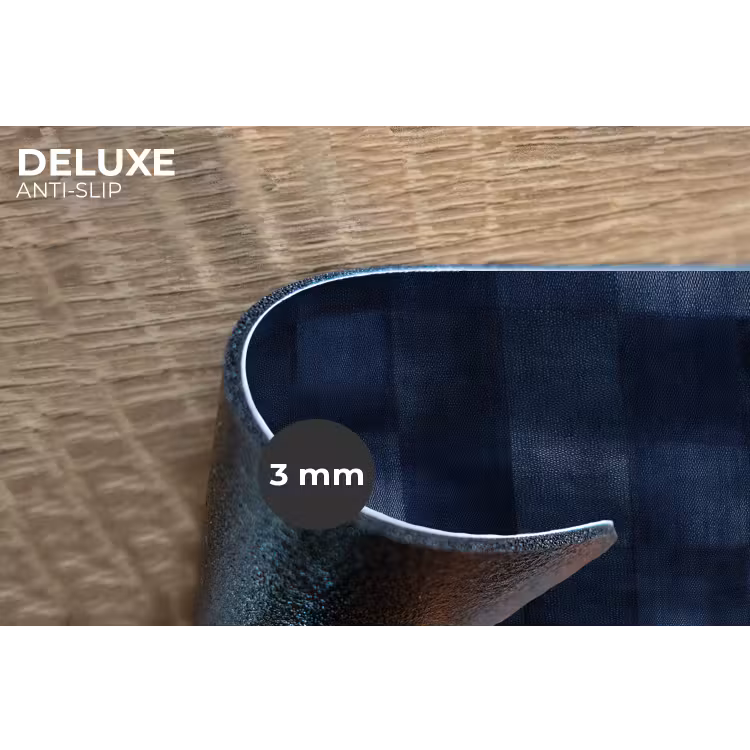 Placemat - 6 stuks - Patroon - Ruit - Marineblauw — 4