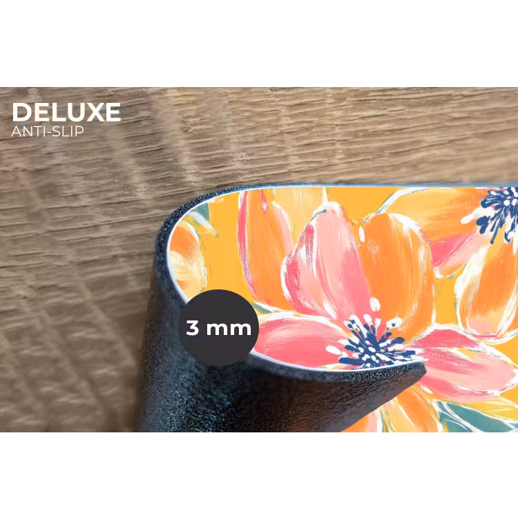 Placemat - 6 stuks - Textuur - Bloemen - Kleurrijk — 4