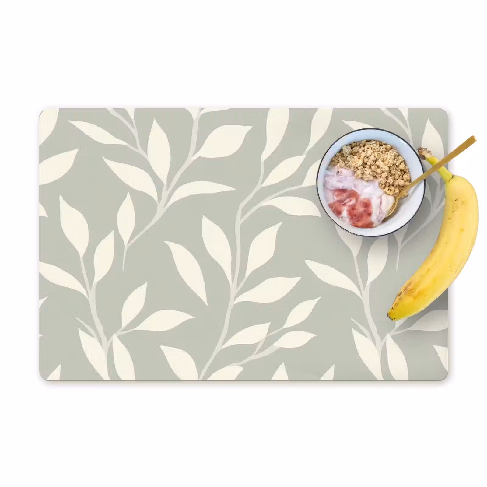 Placemat - 6 stuks - Minimalistisch - Patroon - Groen — 1