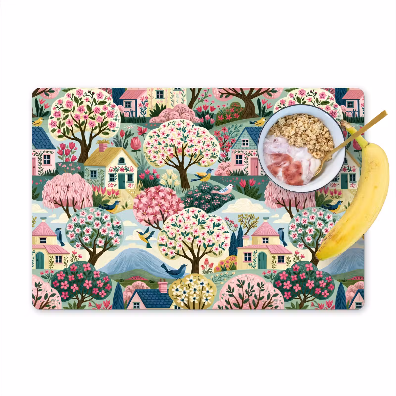 Placemat - 6 stuks - Nostalgisch - Idyllisch - Kleurrijk — 1