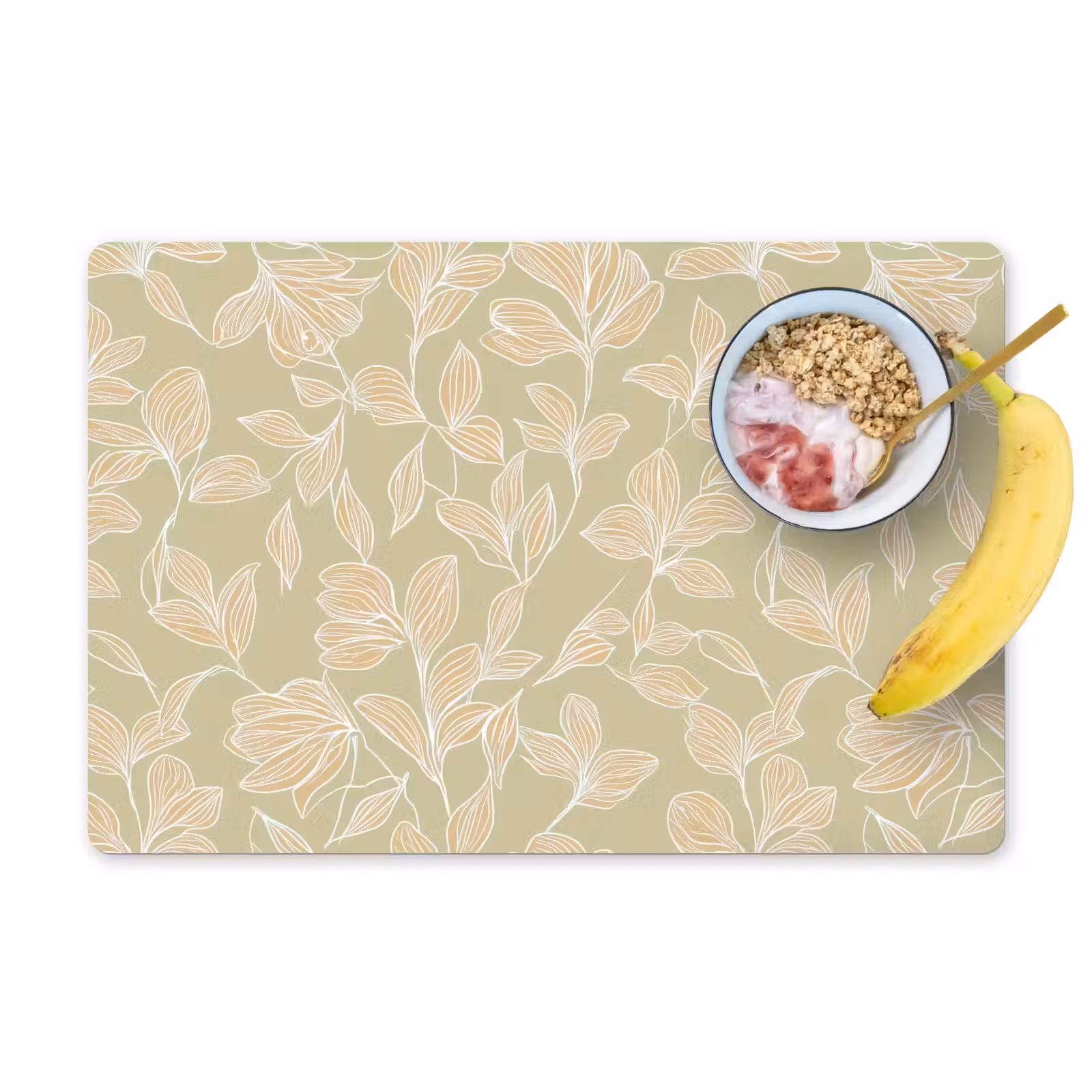 Placemat - 6 stuks - Organisch - Subtiel - Groen — 1
