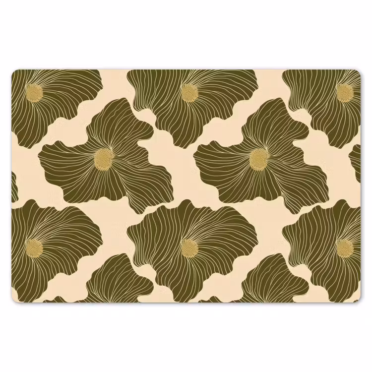Placemat - 6 stuks - Modern - Abstract - Groen — 7