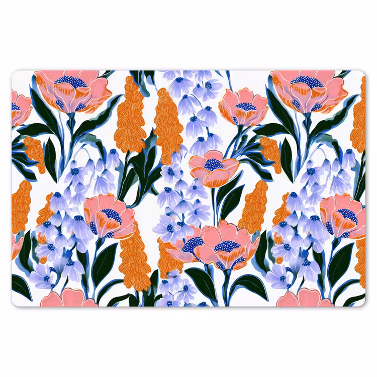 Placemat - 6 stuks - Patroon - Aquarel - Kleurrijk — 7