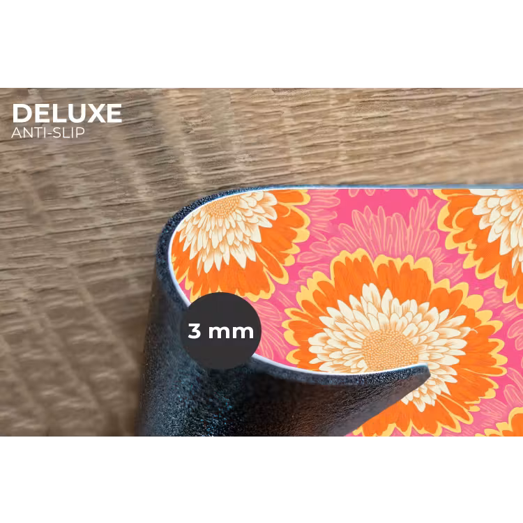 Placemat - 6 stuks - Retro - Bloemen - Kleurrijk — 4