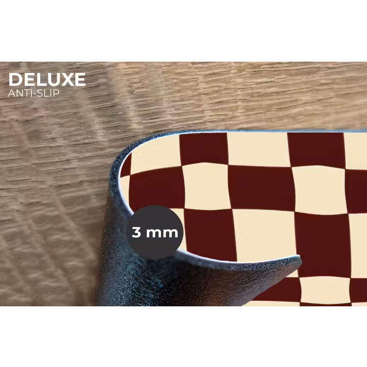 Placemat - 6 stuks - Retro - Patroon - Bruin — 4