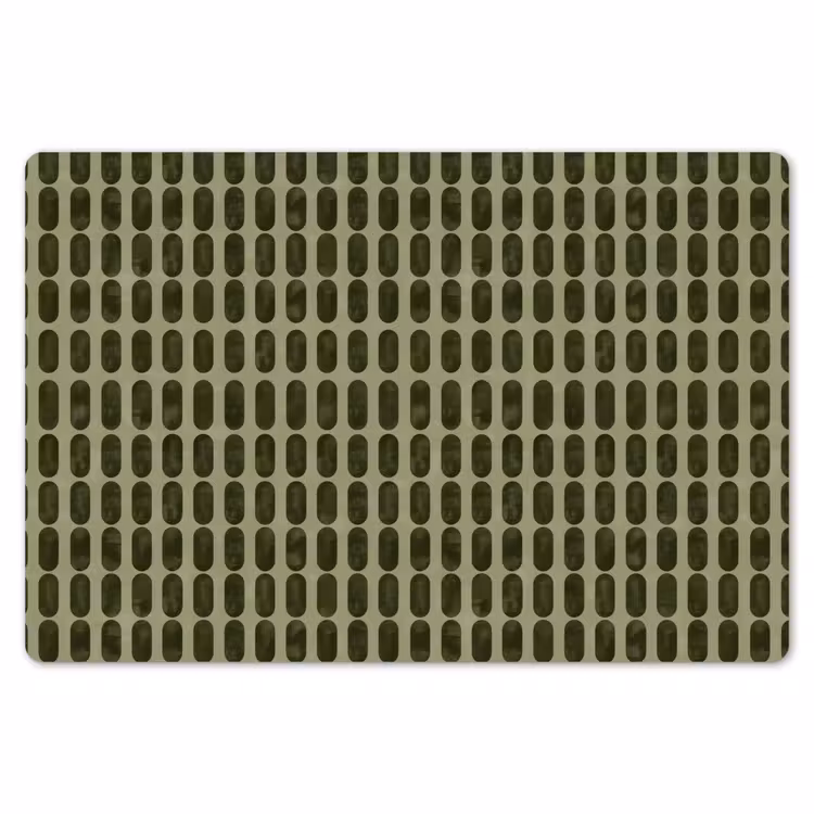 Placemat - 6 stuks - Ritmisch - Effect - Groen — 7