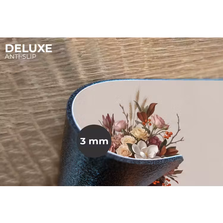 Placemat - 6 stuks - Gezicht - Boeket - Kleurrijk — 4