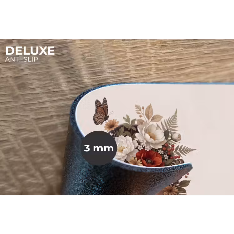 Placemat - 6 stuks - Portret - Bloemen - Cremé — 4