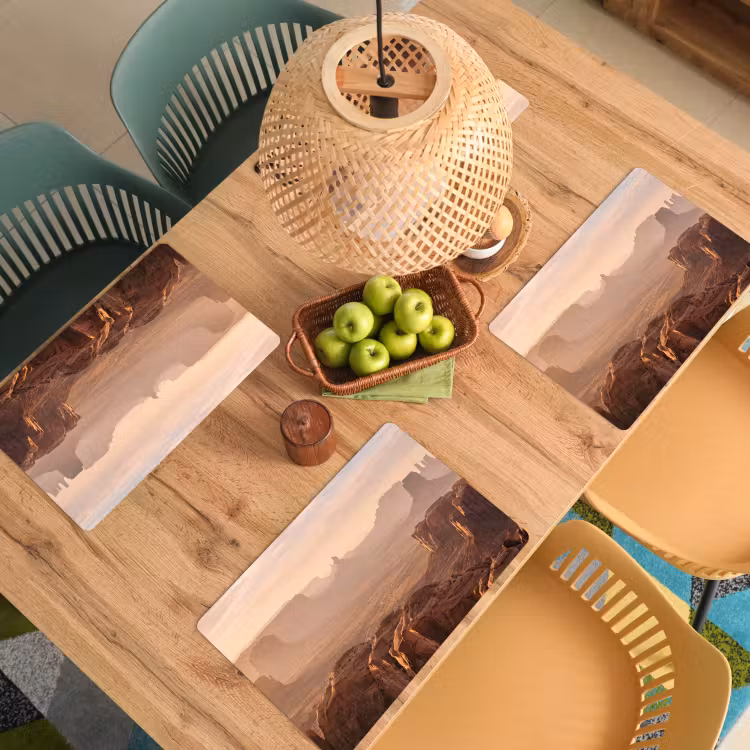 Placemat - 6 stuks - Woestijn - Landschap - Natuur — 6