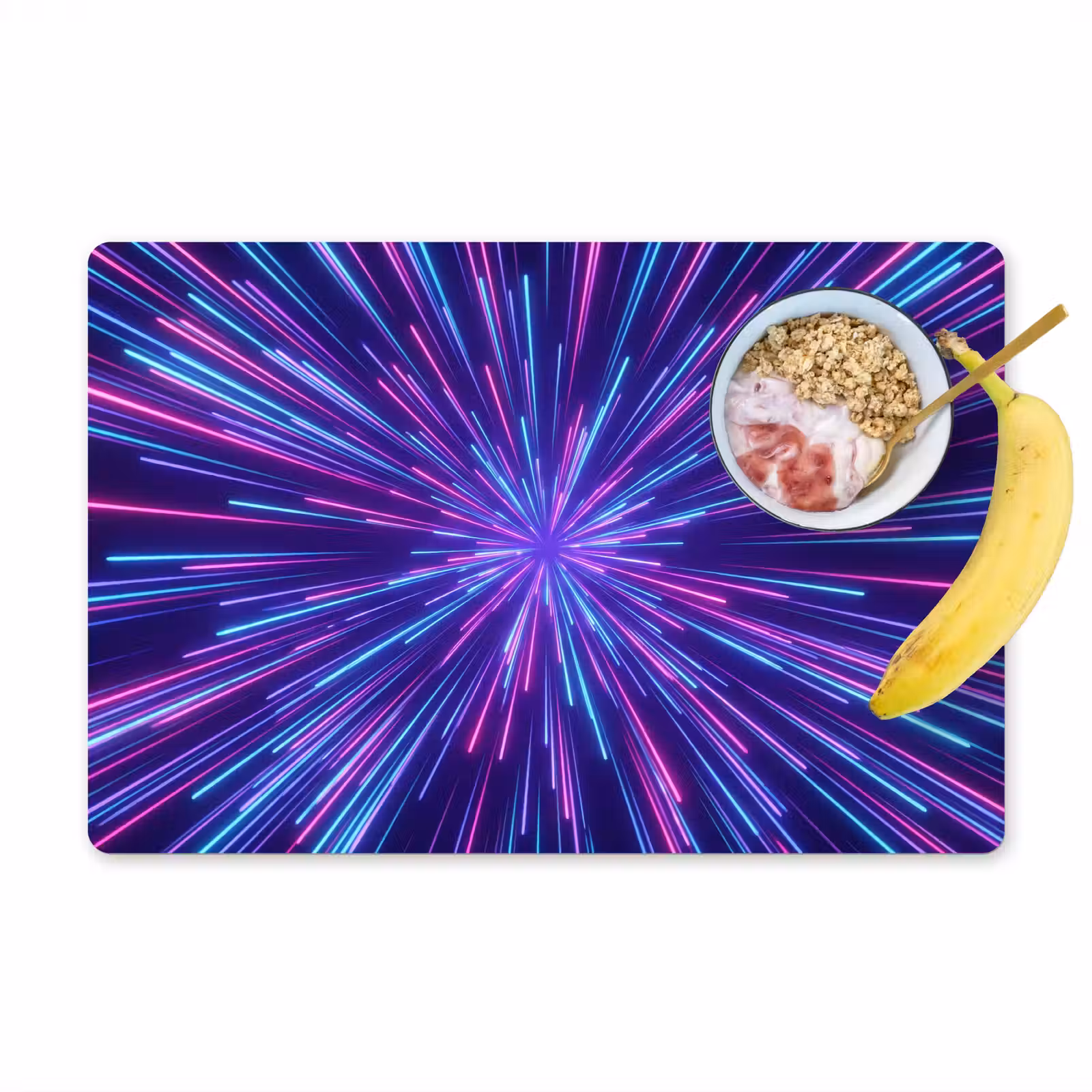 Placemat - 6 stuks - Dynamisch - Ruimte - Kleurrijk — 1