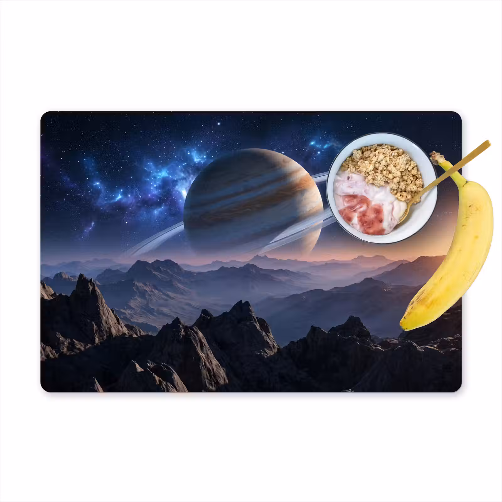 Placemat - 6 stuks - Fantasy - Kosmos - Landschap — 1