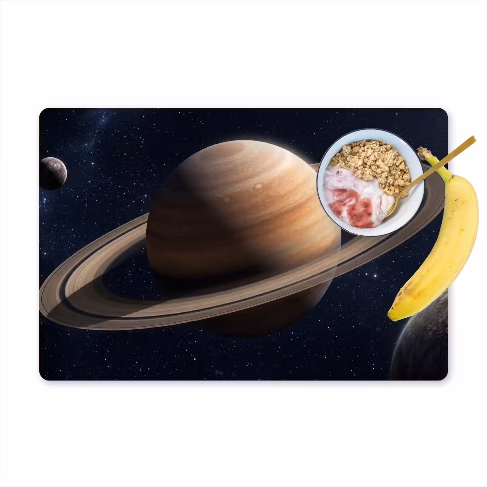 Placemat - 6 stuks - Planeten - Saturnus - Ruimte — 1