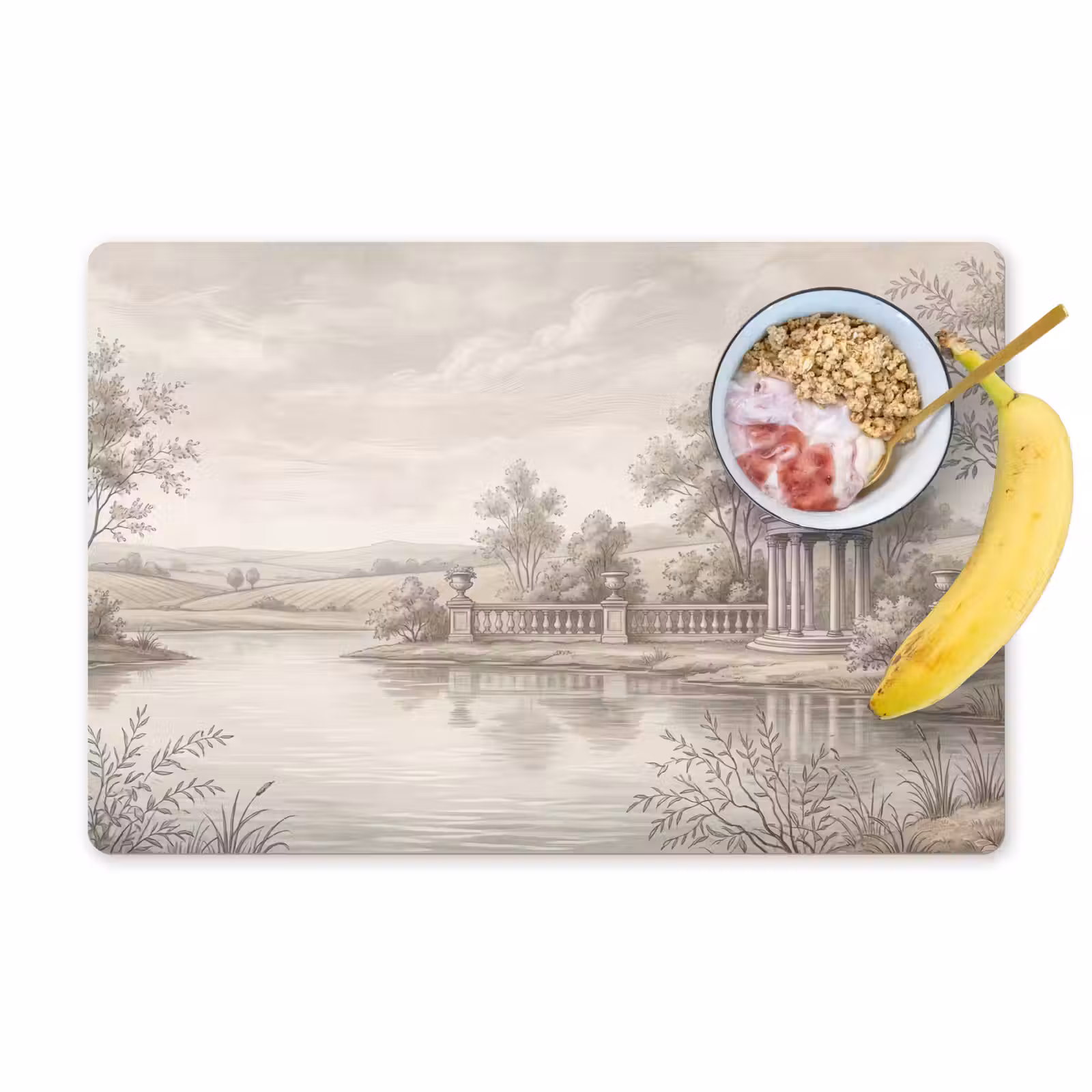 Placemat - 6 stuks - Terras - Water - Natuur - Landschap — 1