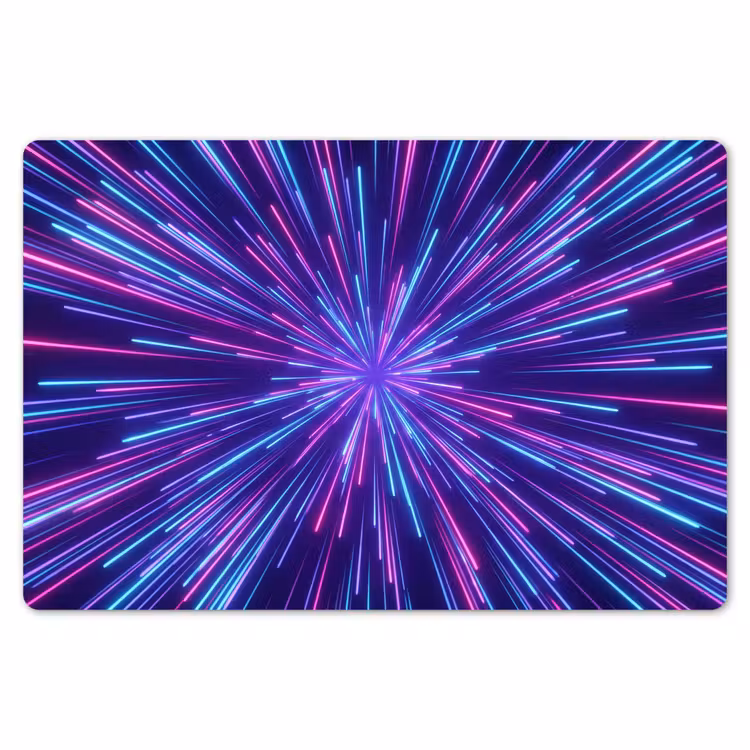 Placemat - 6 stuks - Dynamisch - Ruimte - Kleurrijk — 7