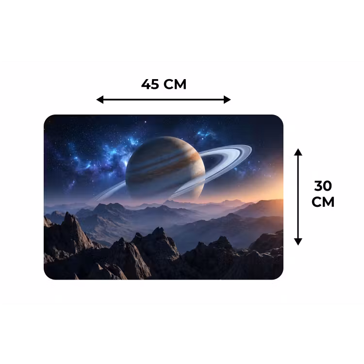 Placemat - 6 stuks - Fantasy - Kosmos - Landschap — 3