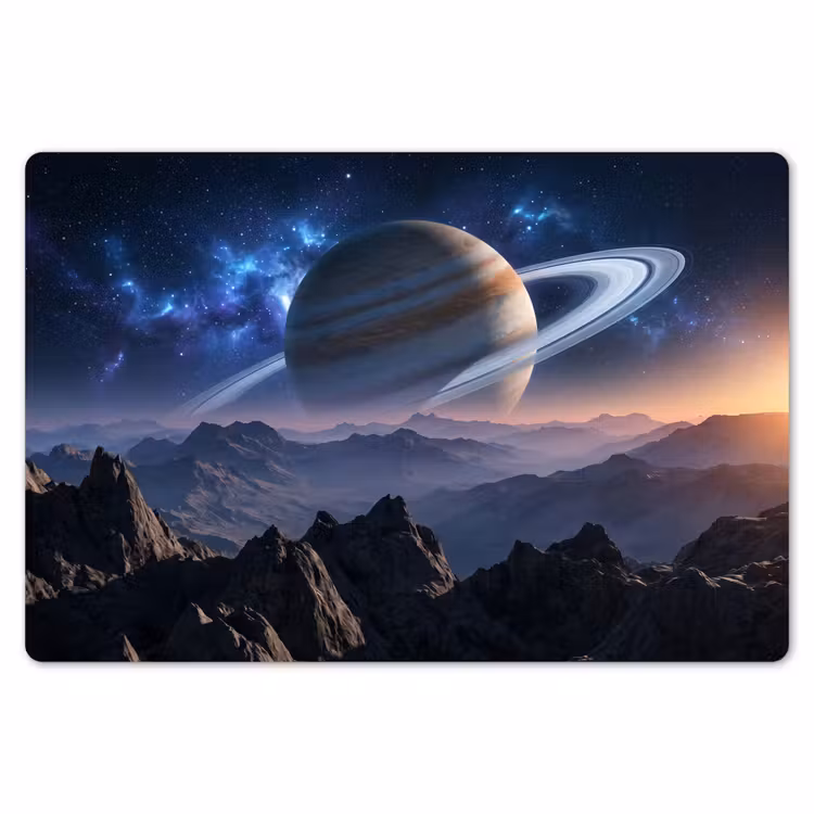 Placemat - 6 stuks - Fantasy - Kosmos - Landschap — 7