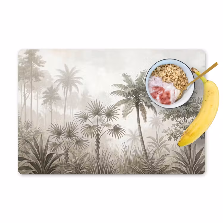 Placemat - 6 stuks - Jungle - Palmbomen - Natuur — 1