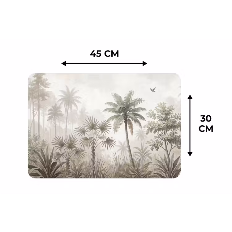Placemat - 6 stuks - Jungle - Palmbomen - Natuur — 3