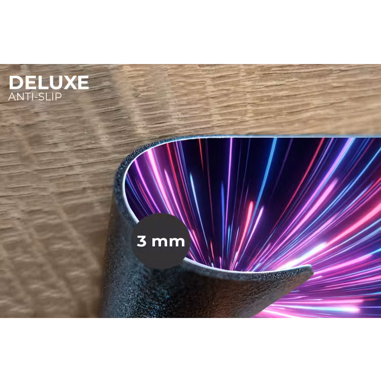 Placemat - 6 stuks - Lichtsnelheid - Ruimte - Roze - Paars — 4