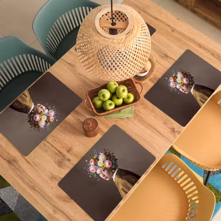 Placemat - 6 stuks - Meesterwerk - Modern - Kleurrijk — 6