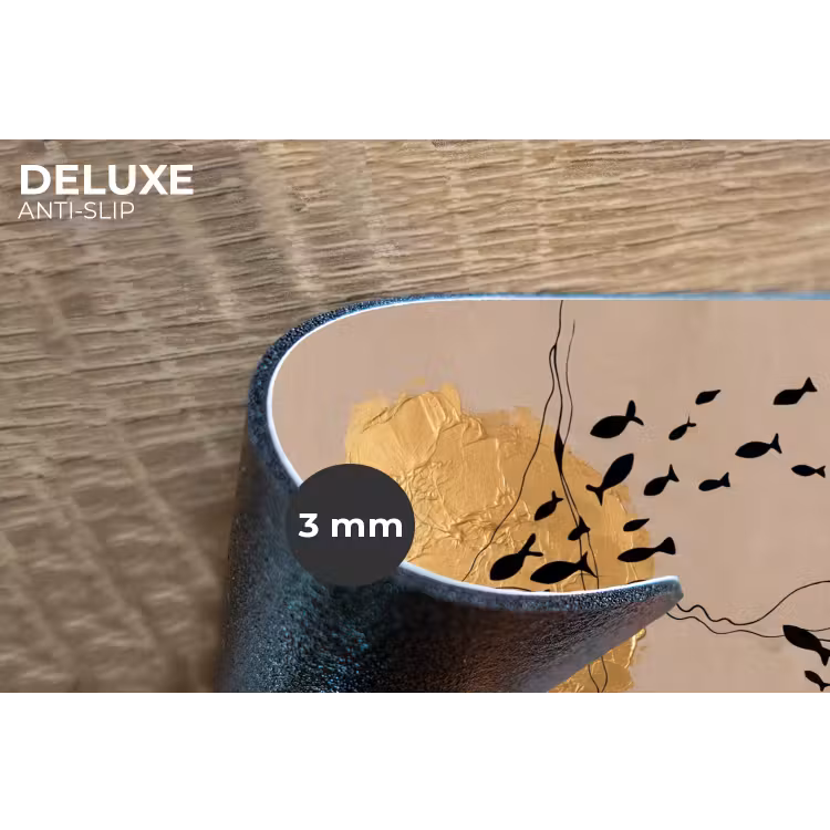 Placemat - 6 stuks - Modern - Vrouw - Goud — 4