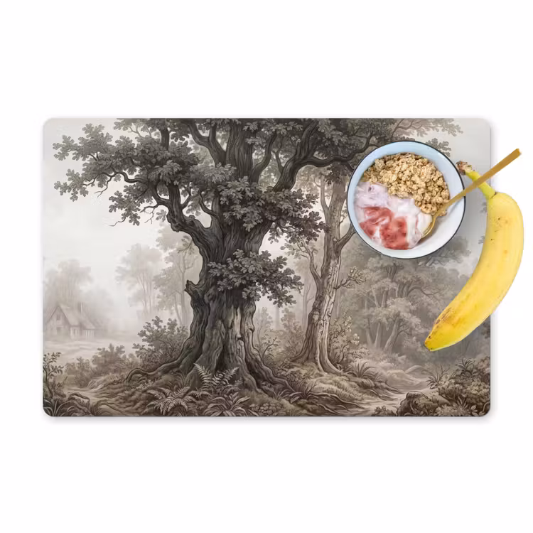 Placemat - 6 stuks - Natuur - Bos - Eik — 1