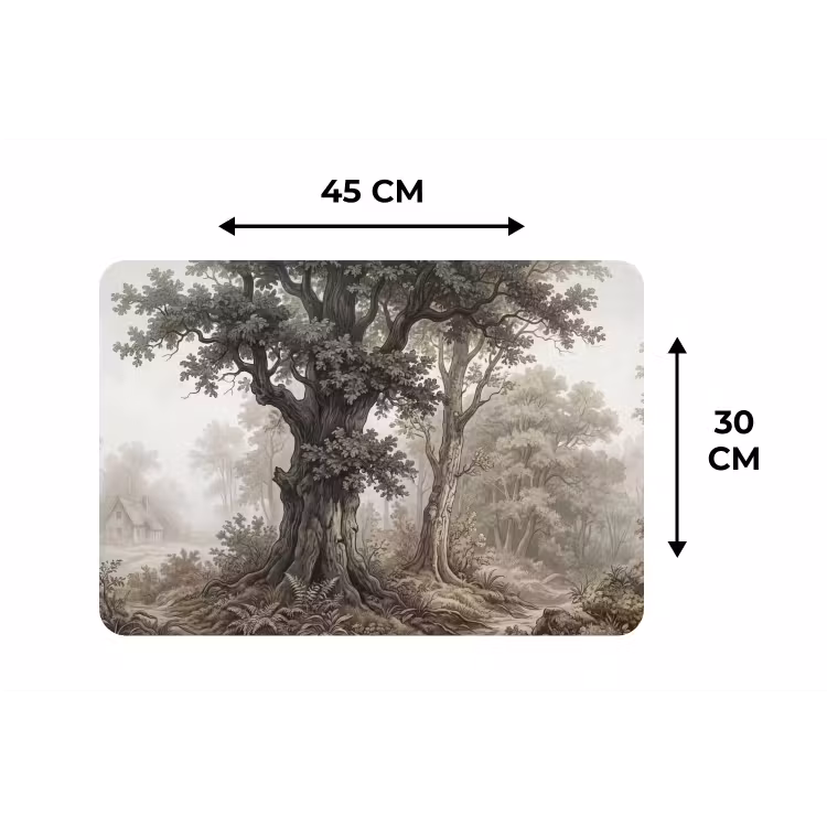 Placemat - 6 stuks - Natuur - Bos - Eik — 3