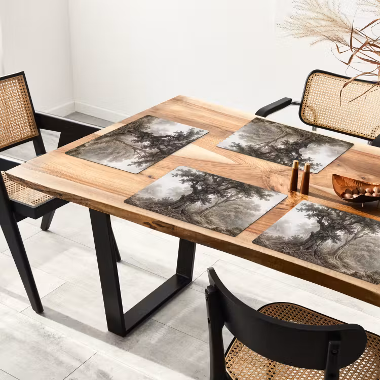 Placemat - 6 stuks - Natuur - Bos - Eik — 5