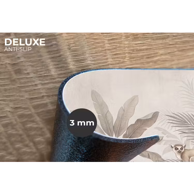 Placemat - 6 stuks - Natuur - Jungle - Ringstaartmaki - Bruin — 4
