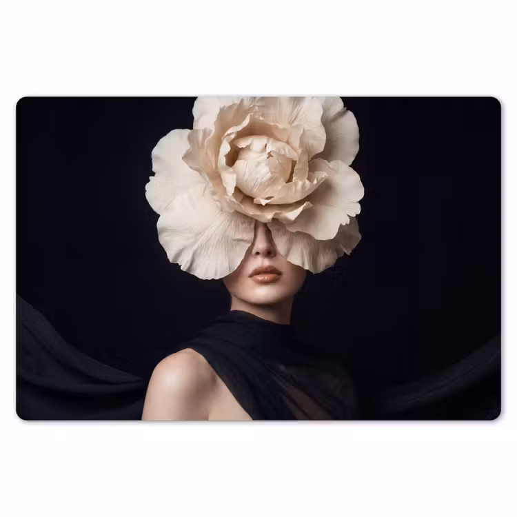 Placemat - 6 stuks - Roos - Tijdloos - Zwart — 7