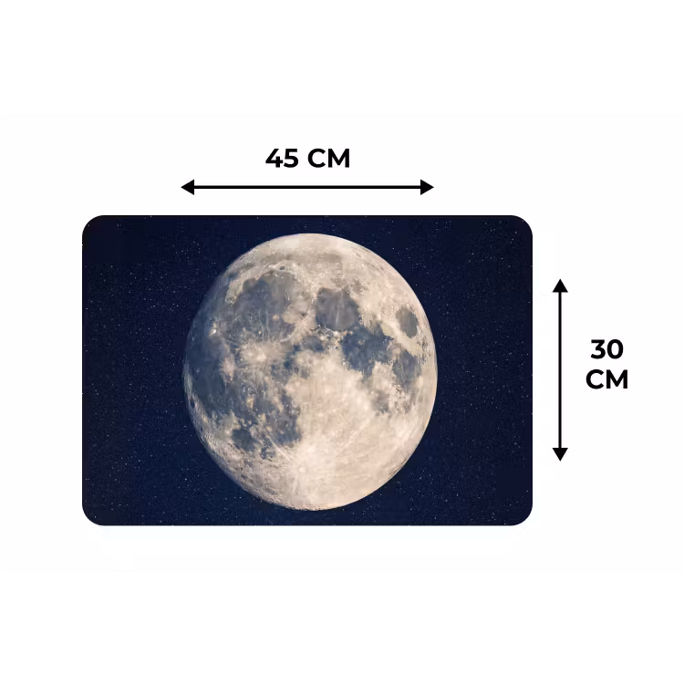 Placemat - 6 stuks - Ruimte - Maan - Kosmos — 3