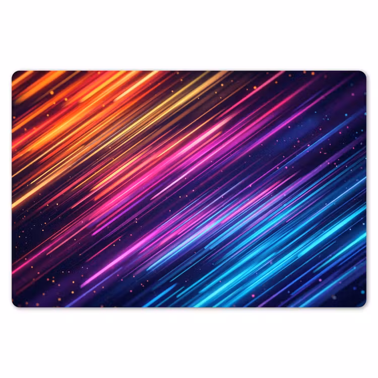 Placemat - 6 stuks - Snelheid - Kosmos - Kleurrijk — 7