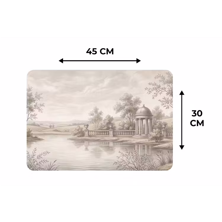 Placemat - 6 stuks - Terras - Water - Natuur - Landschap — 3
