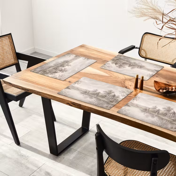 Placemat - 6 stuks - Terras - Water - Natuur - Landschap — 5