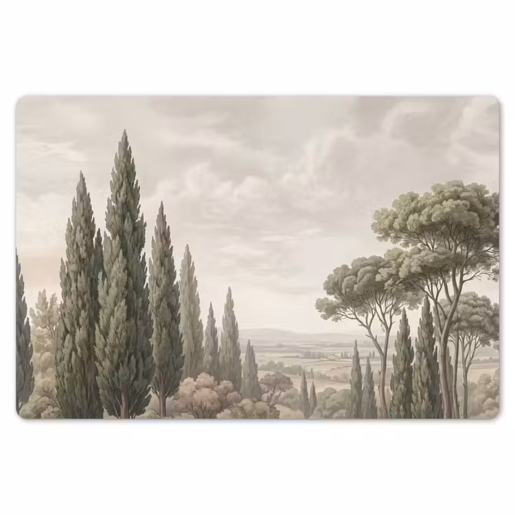 Placemat - 6 stuks - Vallei - Bos - Natuur - Groen — 7