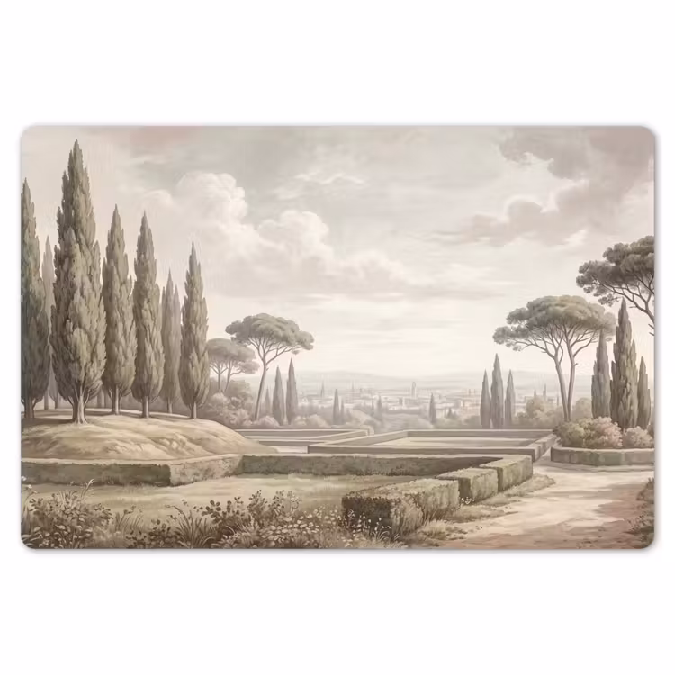 Placemat - 6 stuks - Vallei - Tuin - Natuur - Groen — 7
