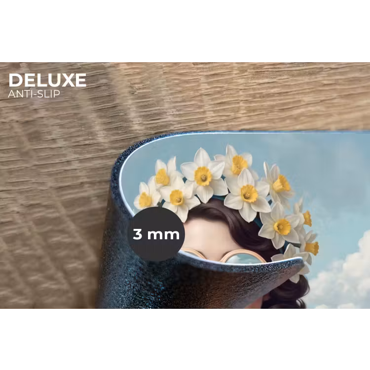 Placemat - 6 stuks - Vrouw - Narcissen - Geel — 4