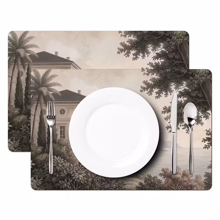 Placemat - 6 stuks - Zee - Villa - Beige — 2