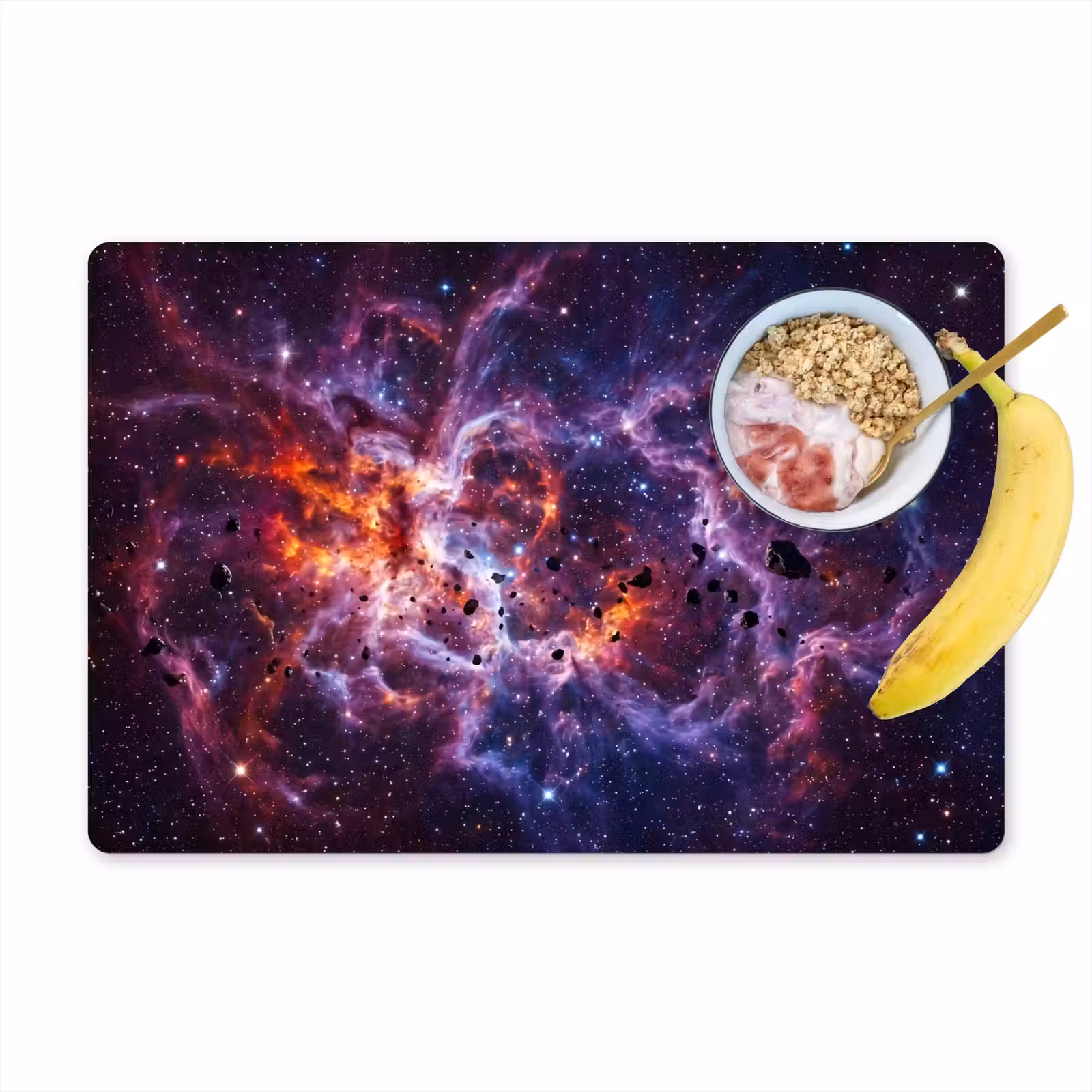 Placemat - 6 stuks - Space - Stars - Abstract - Colorful — 1