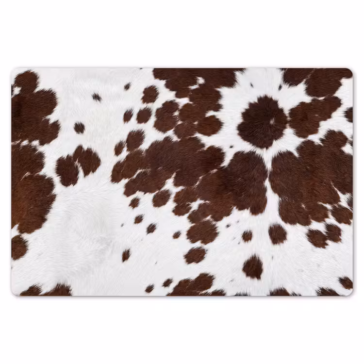 Placemat - 6 stuks - Koeienhuid - Klassiek - Bruin — 7
