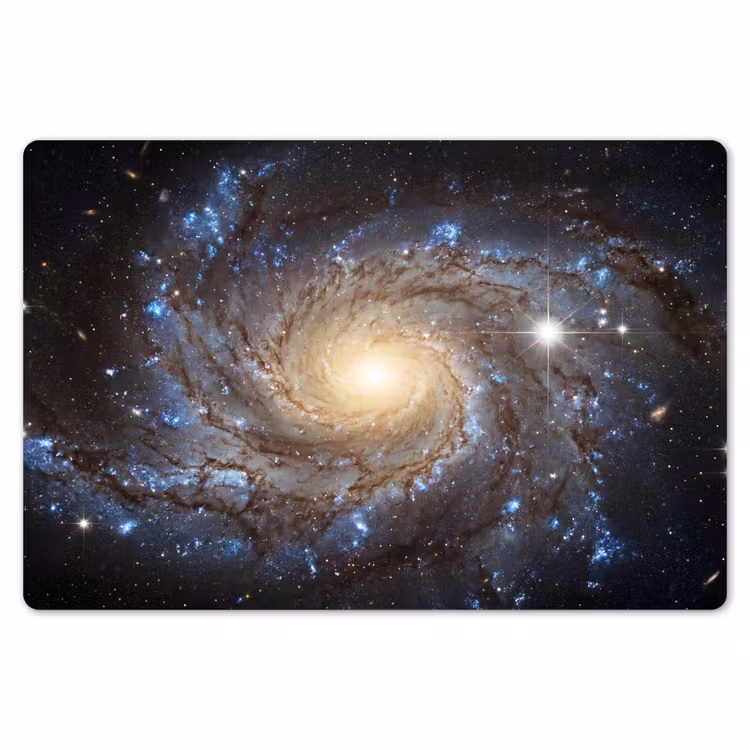Placemat - 6 stuks - Kosmos - Sterrenstelsel - Donker — 7