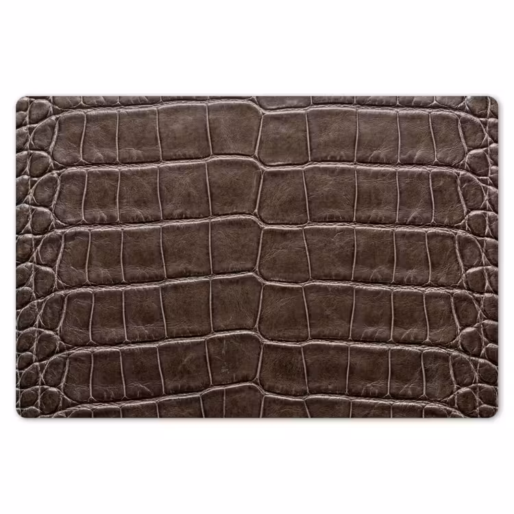 Placemat - 6 stuks - Leer - Krokodil - Mat — 7