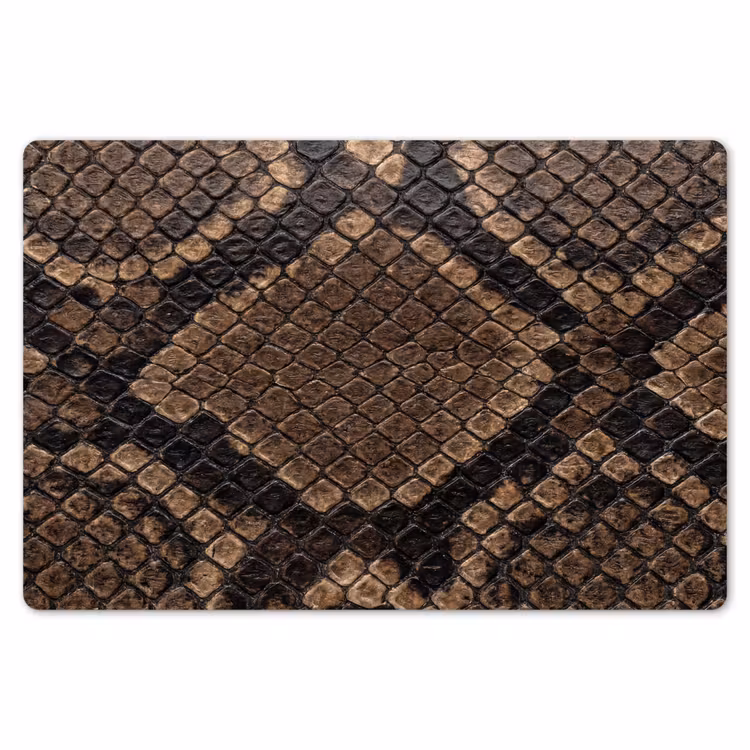 Placemat - 6 stuks - Python - Schubben - Brons — 7