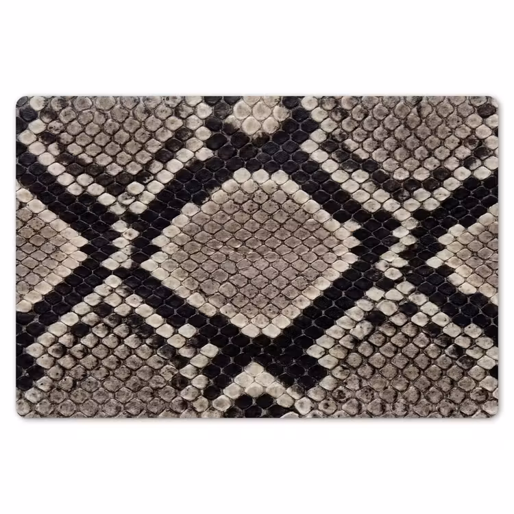 Placemat - 6 stuks - Slangenleer - Patroon - Beige — 7