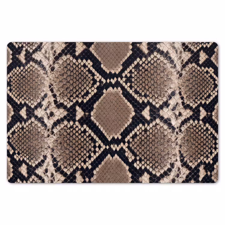Placemat - 6 stuks - Slangenprint - Python - Bruin — 7