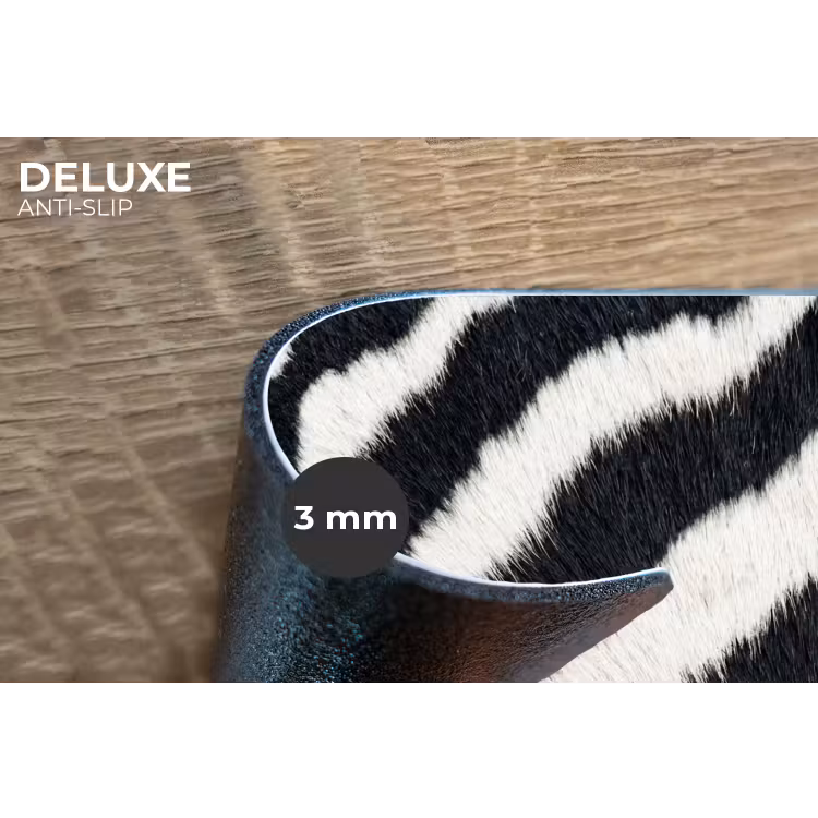 Placemat - 6 stuks - Zebra - Vacht - Klassiek - Zwart - Wit — 4