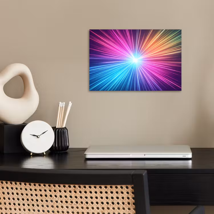 Poster - Abstract - Light - Burst - Modern - Colorful — 2
